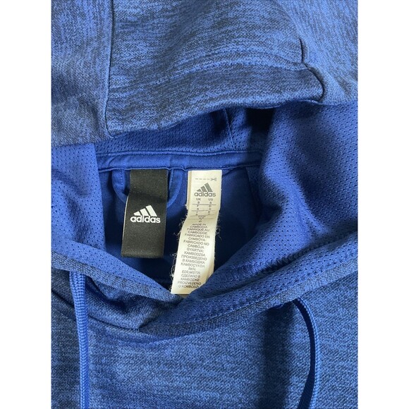 Adidas Men's Blue Pullover Logo Hoodie Size Small.EUC - Picture 9 of 11